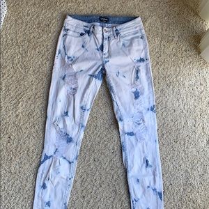 BEBE ripped jeans